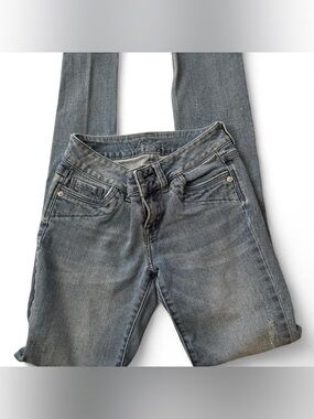 Women’s Slim Fit Blue Denim Jeans - Second Photo is Color of Jeans - Low Rise
